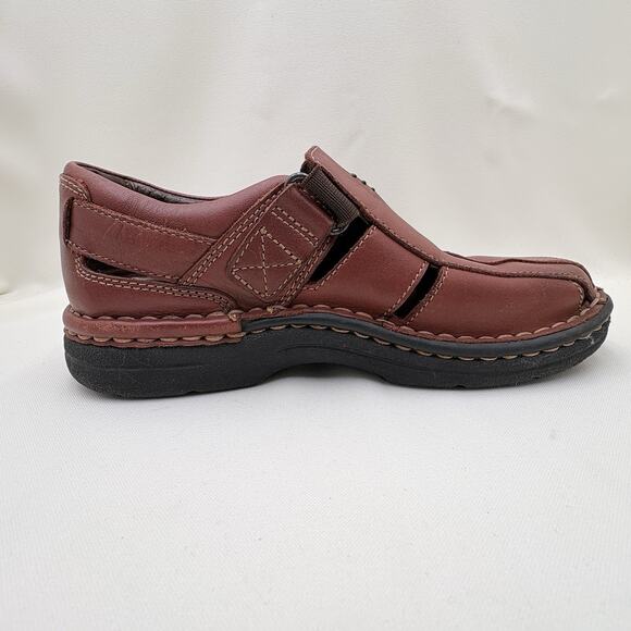 Streetcars Brown Leather Fisherman Hook Loop Leather Sandals - Size 8M main image 4